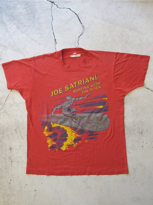 Marvel Joe Satriani Surfing t-shirt vintage 80s L