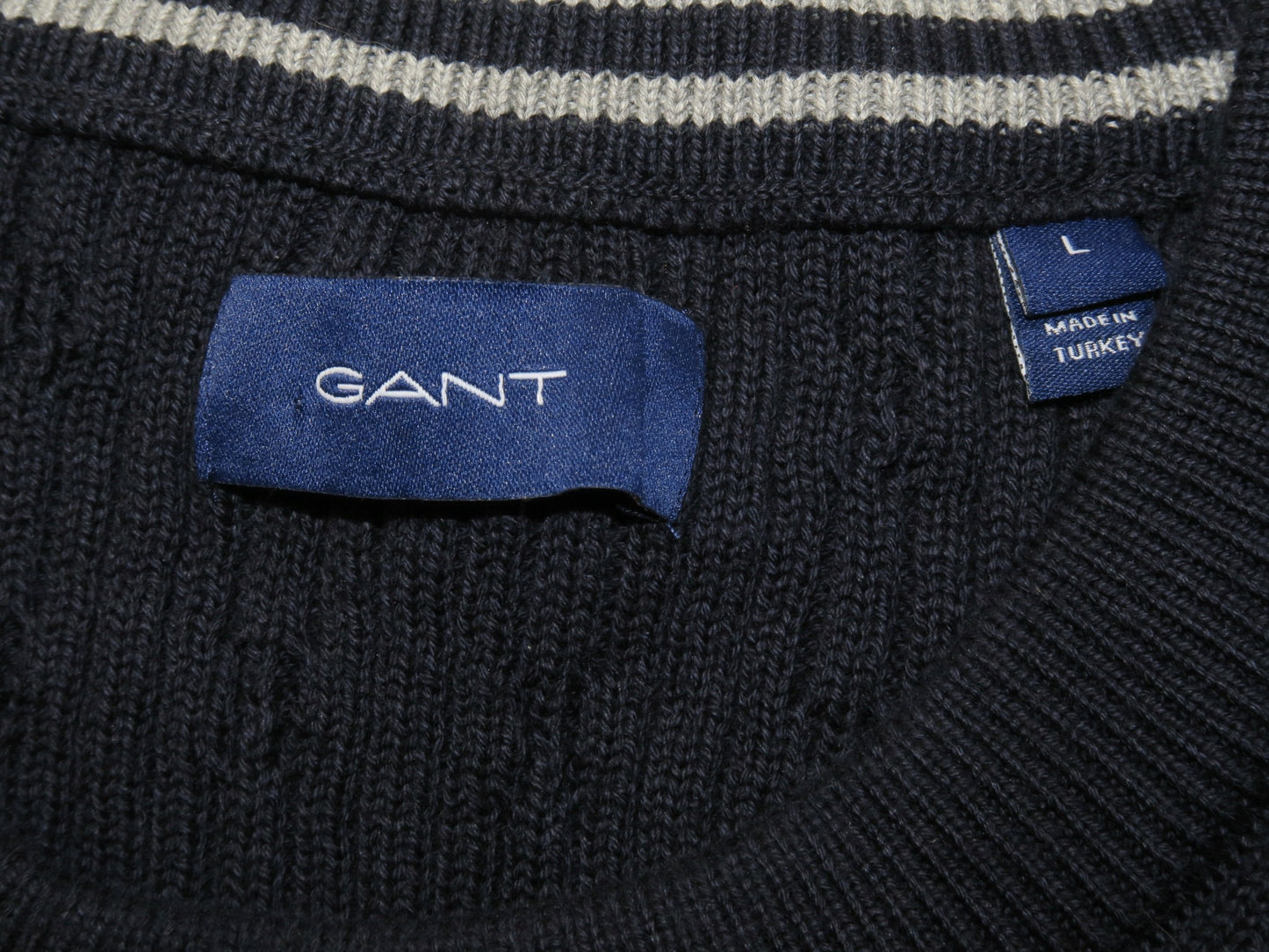 Gant sweter teksturowany XL