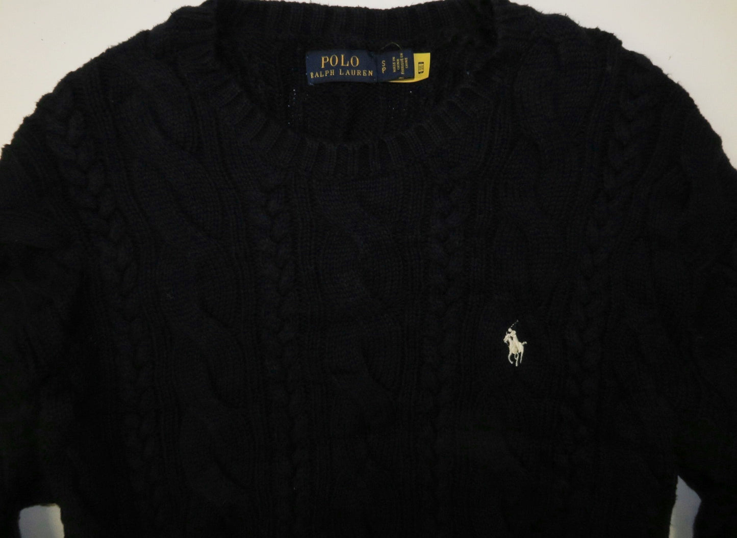 Ralph Lauren sweter w warkocz nowe kolekcje S