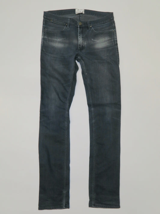 Acne Studios spodnie jeansowe jeansy zwężane 33/34