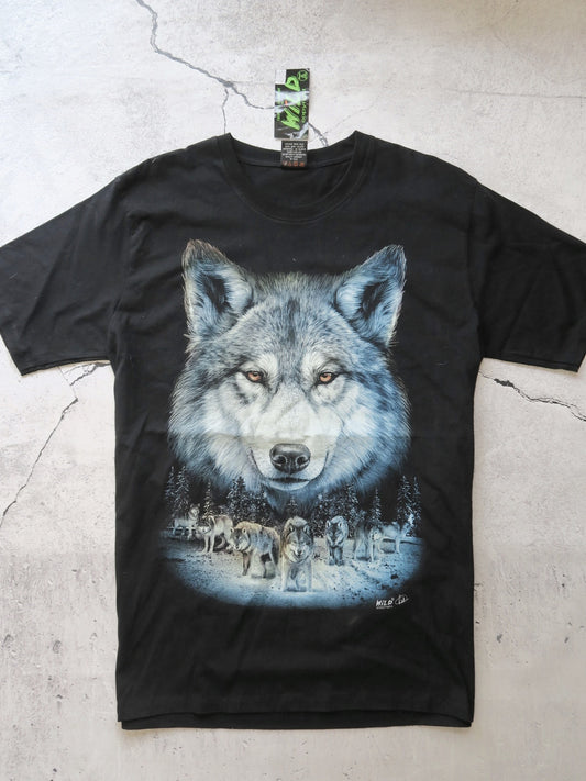 Wild koszulka z printem wilk wolf t-shirt XL nowa