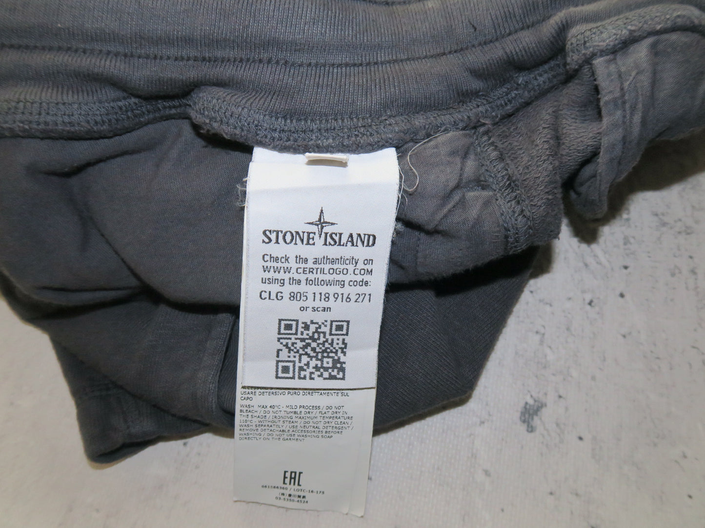 Stone Island krótkie spodenki bawełniane L