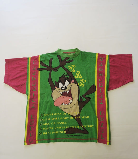 Koszulka Looney Tunes Tasmanian Devil full print vintage boxy fit164/S