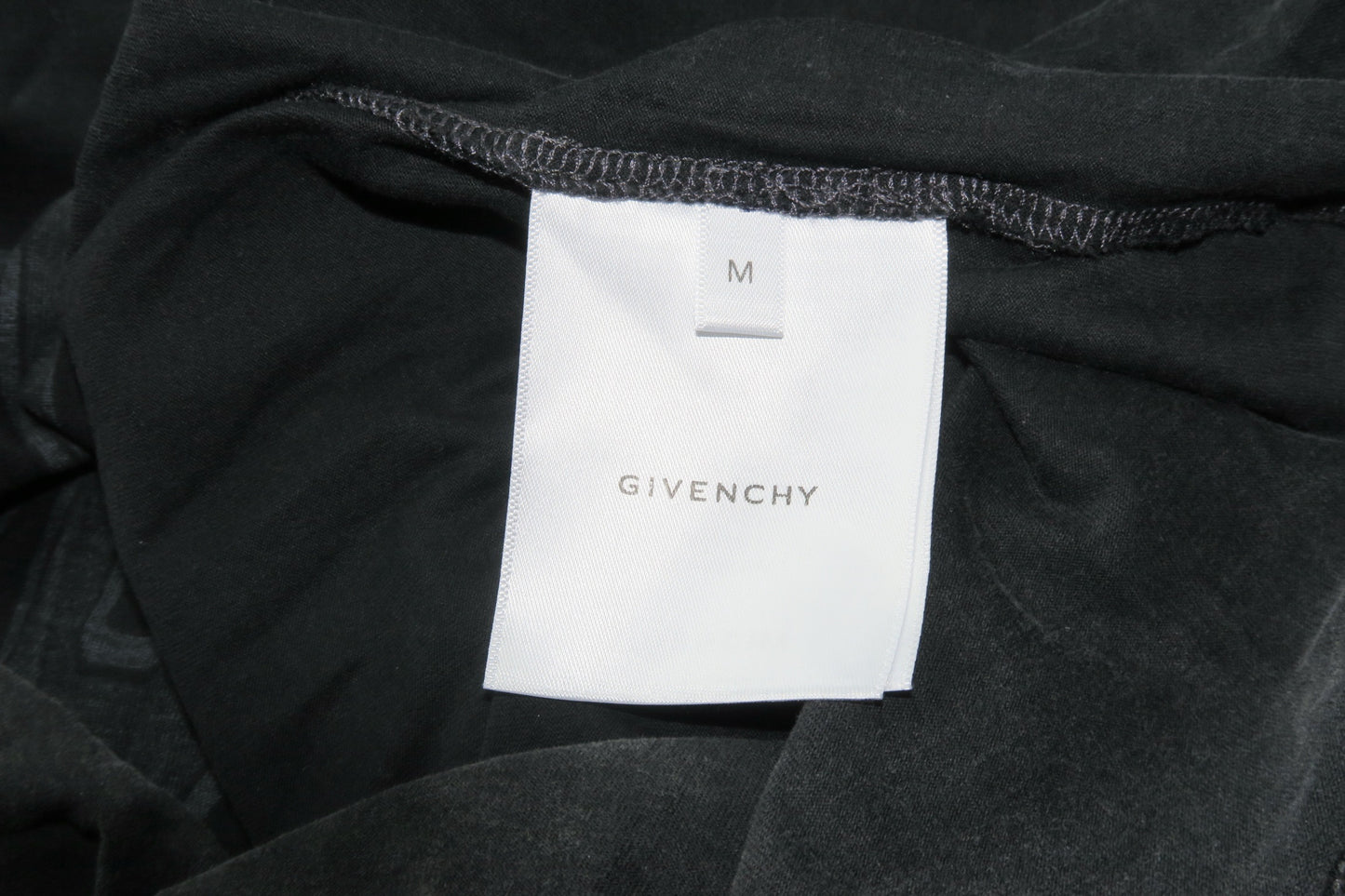 Givenchy dwuwarstwowy t-shirt z kominiarką M washed