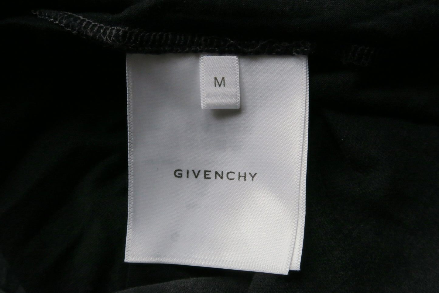 Givenchy dwuwarstwowy t-shirt z kominiarką M washed